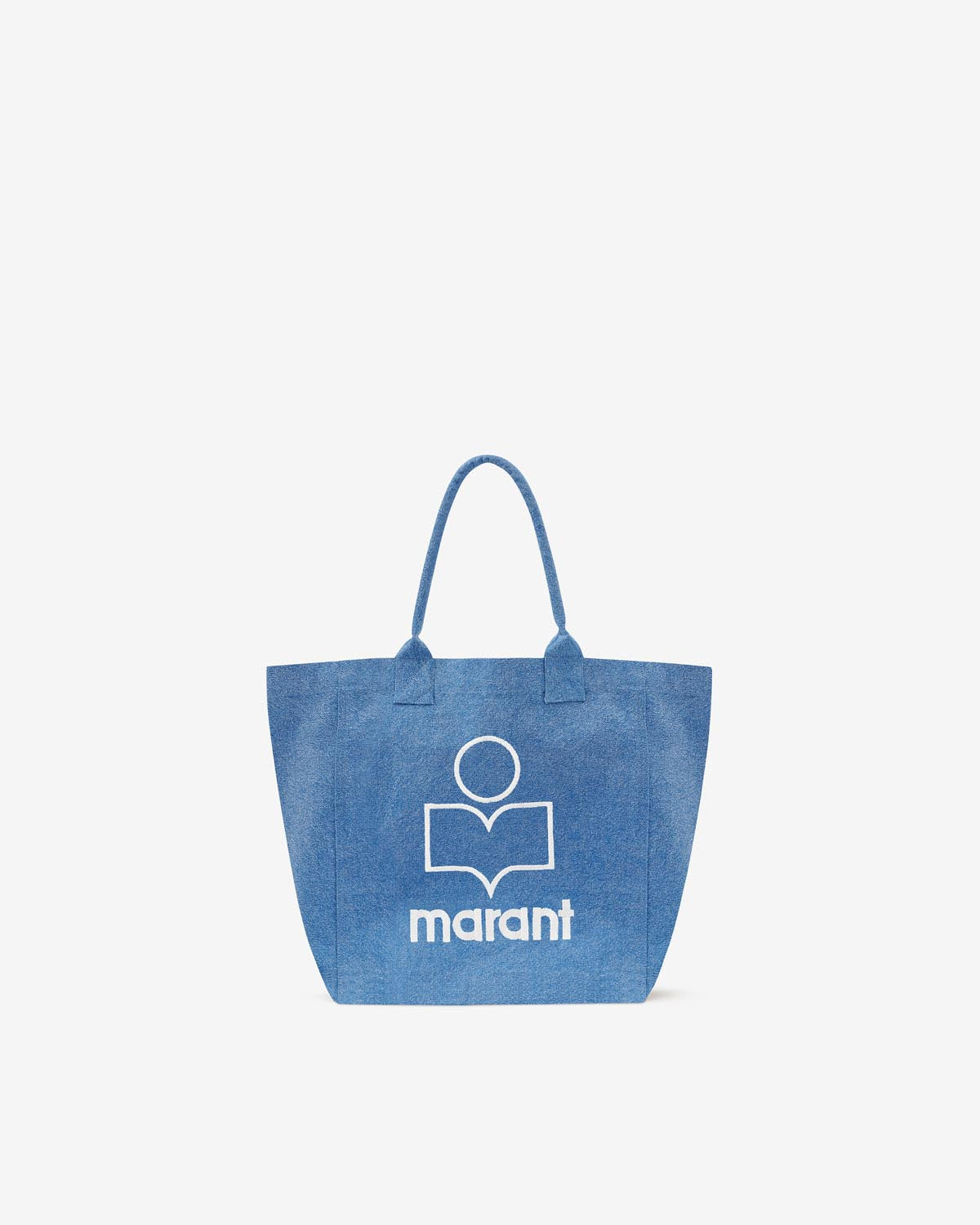 Yenky logo-embroidered small tote bag - Blue - Woman - 1