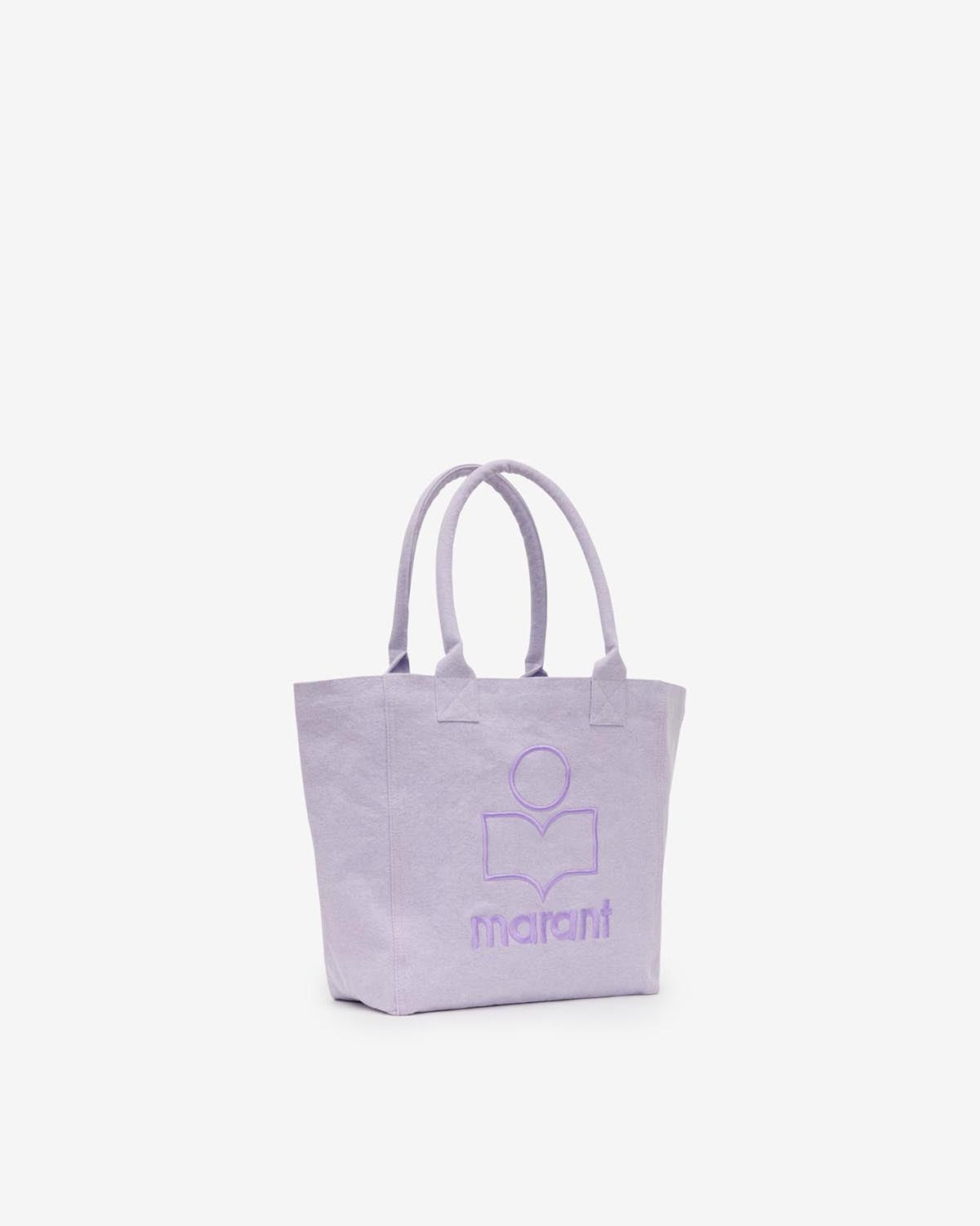 Yenky small cotton logo tote bag - Lilac - Woman - 3