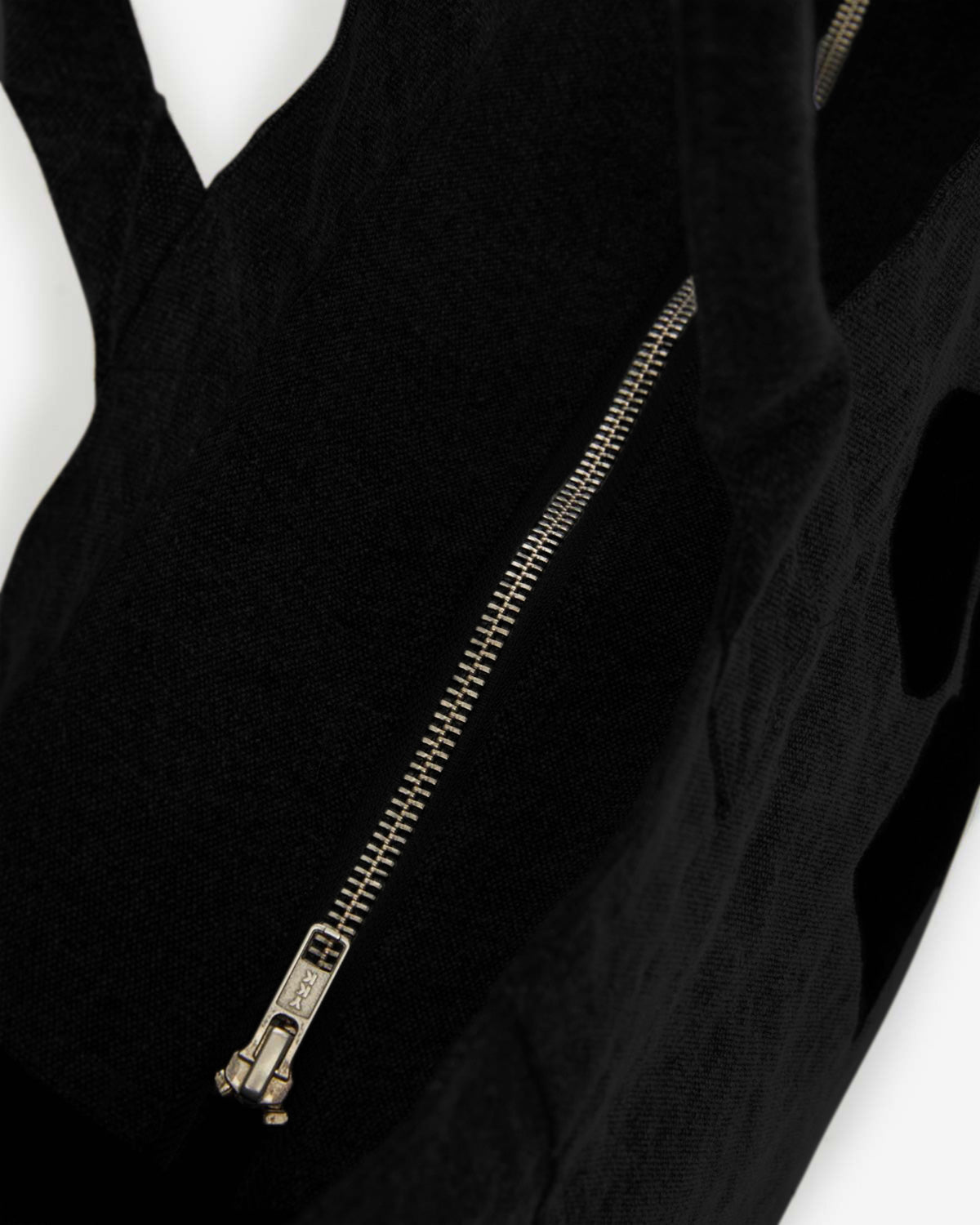 Borsa tote yenky zipped in cotone con logo - Nero - Woman - 3