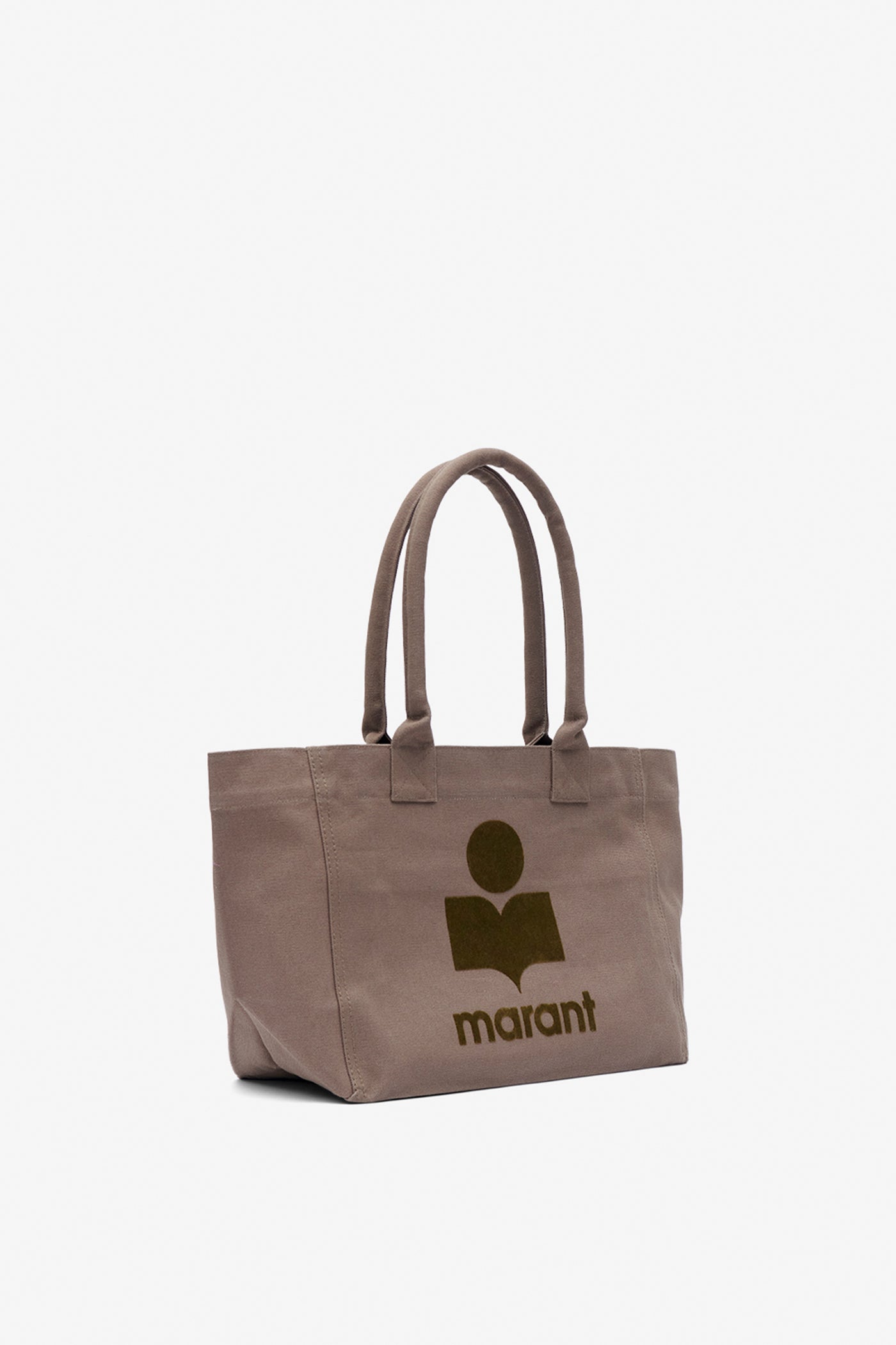 Yenky zipped faded cotton bag with logo - Khaki - Woman - 5