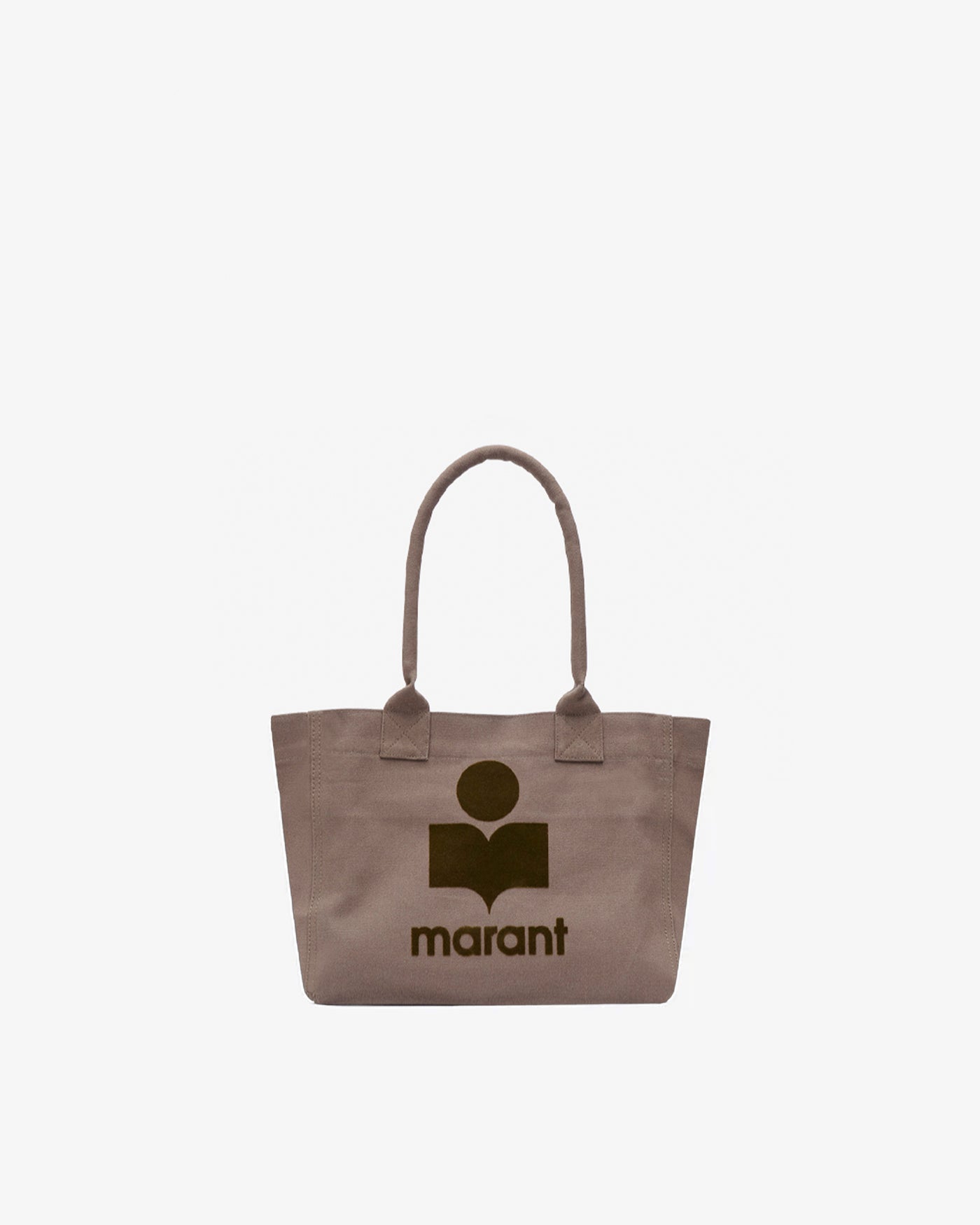 Yenky zipped faded cotton bag with logo - Khaki - Woman - 1