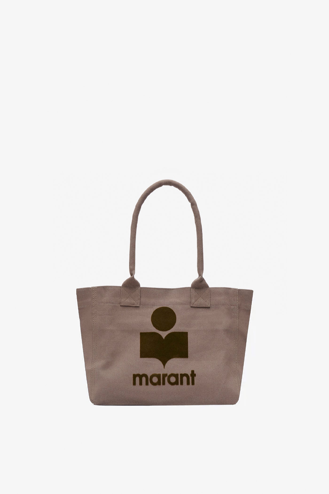 Yenky zipped faded cotton bag with logo - Khaki - Woman - 1