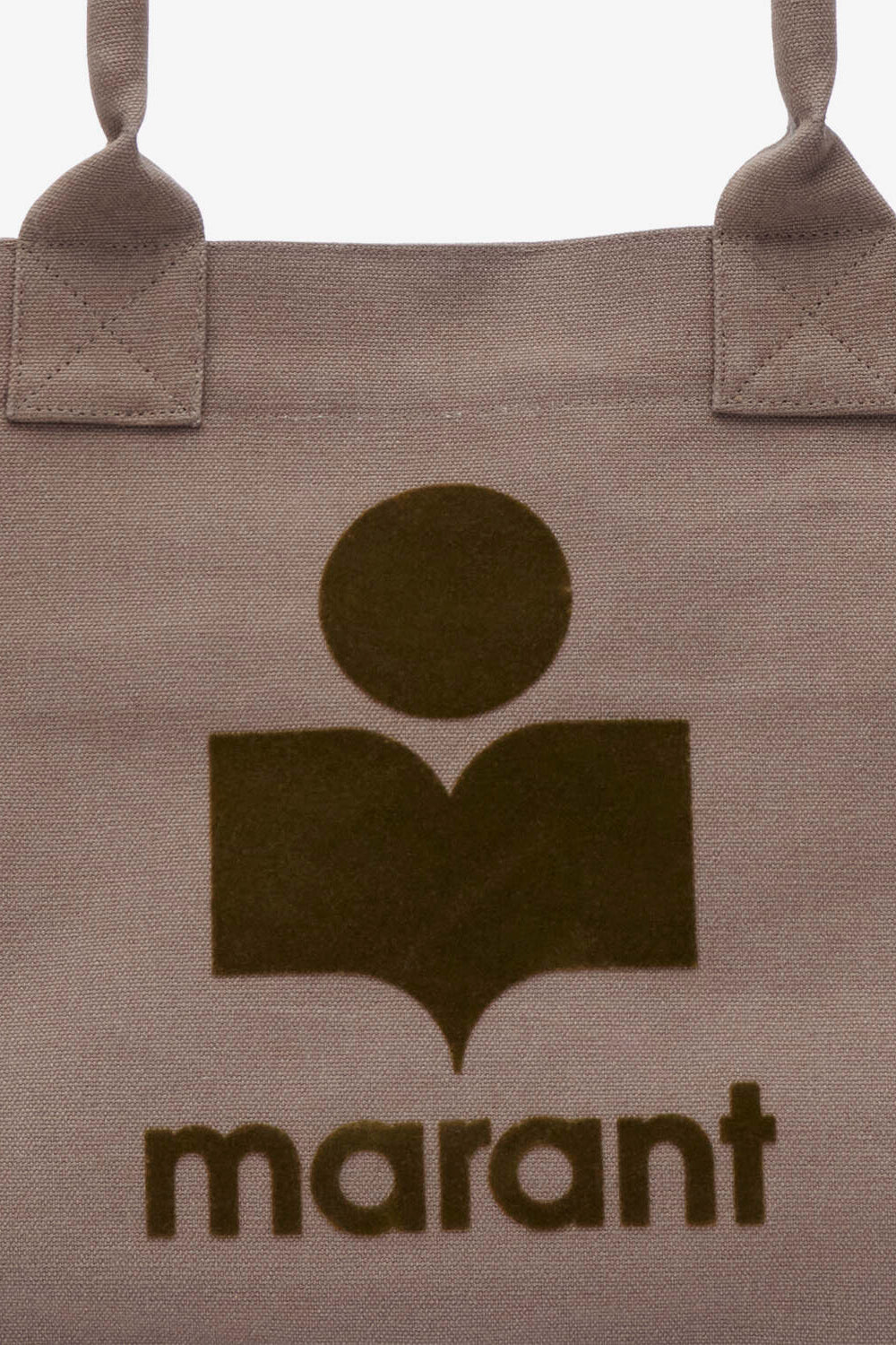 Yenky zipped faded cotton bag with logo - Khaki - Woman - 6