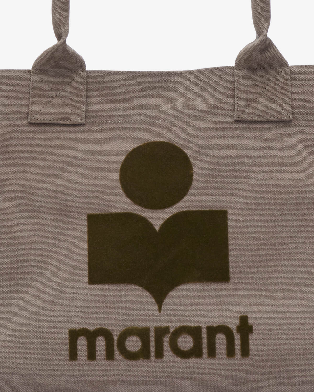 Yenky zipped faded cotton bag with logo - Khaki - Woman - 6