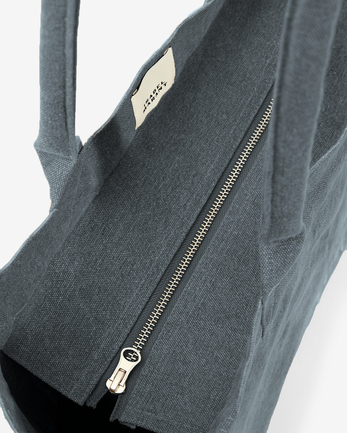 Tasche yenky zipped aus ausgewaschener baumwolle mit logo - Schwarz gewaschen - Woman - 3