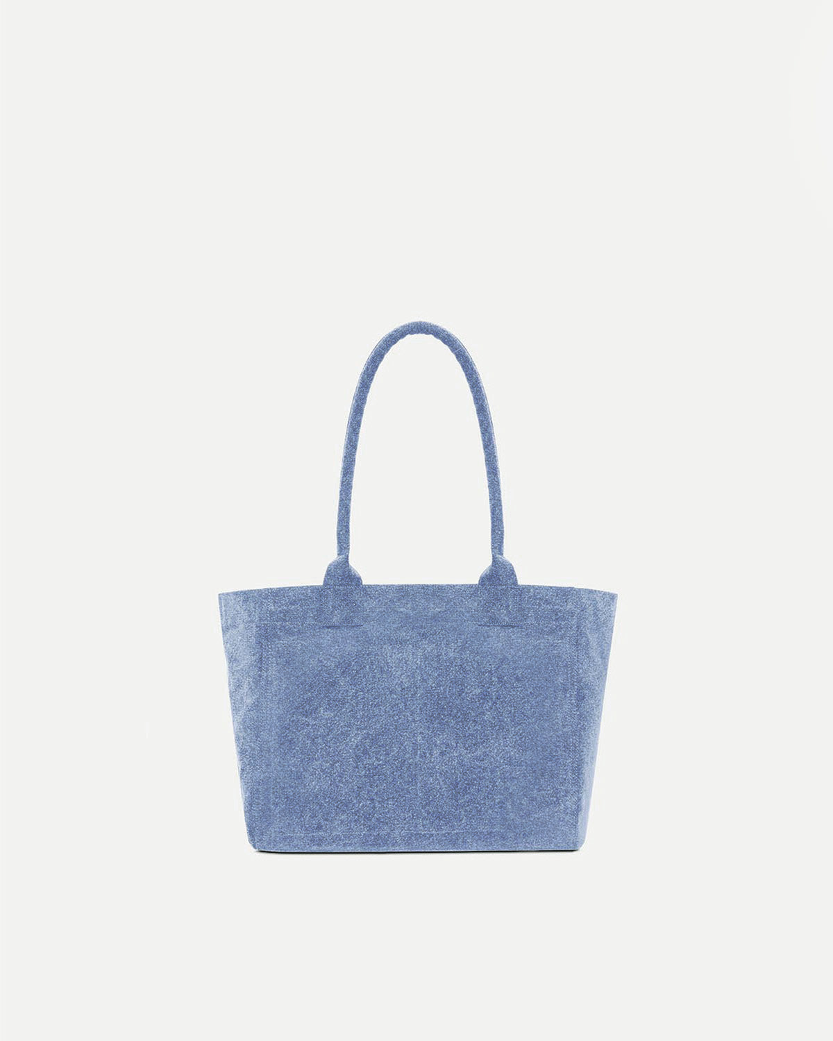 Bolso tote con logotipo de algodón lavado yenky zipped - Azul - Woman - 2