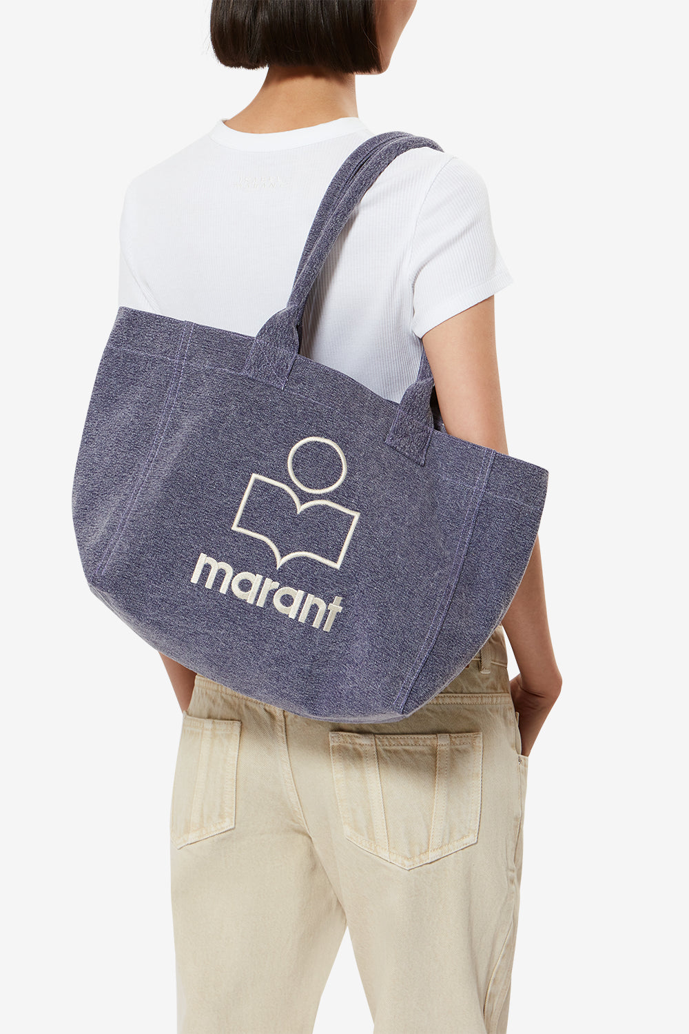 Yenky ファスナー付き コットンキャンバス トートバッグ - Faded purple - Woman - 2