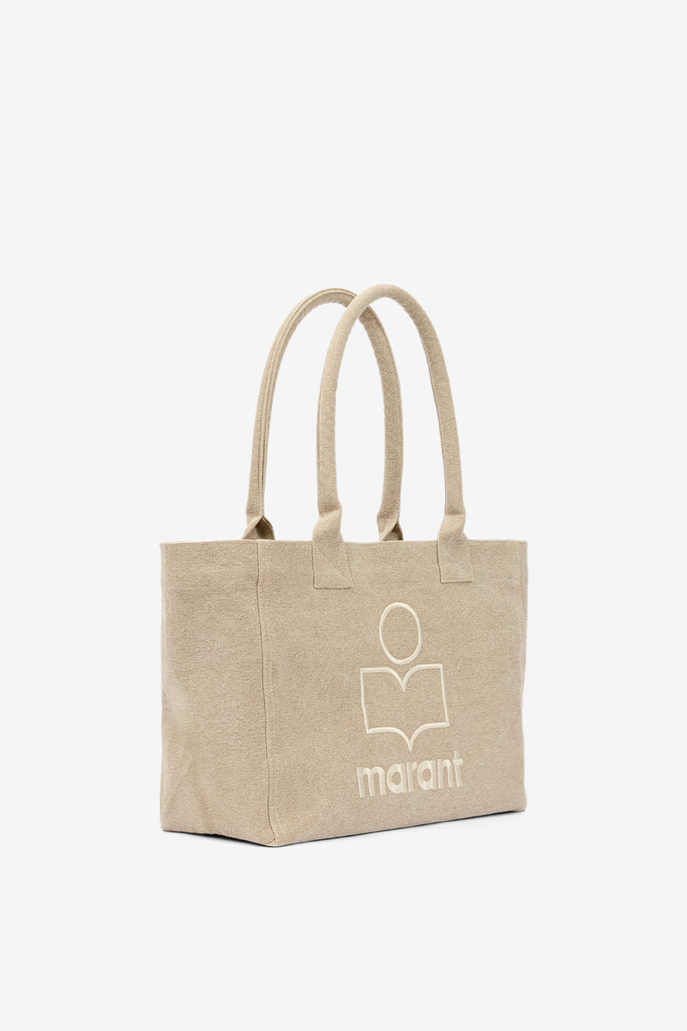 Yenky zipped faded cotton bag with logo - Beige - Woman - 10