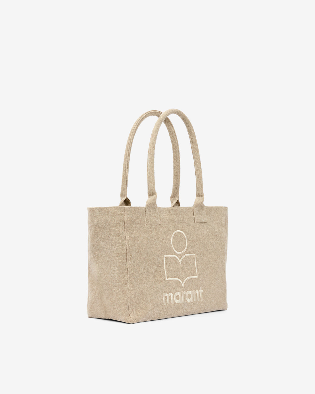 Yenky zipped faded cotton bag with logo - Beige - Woman - 10