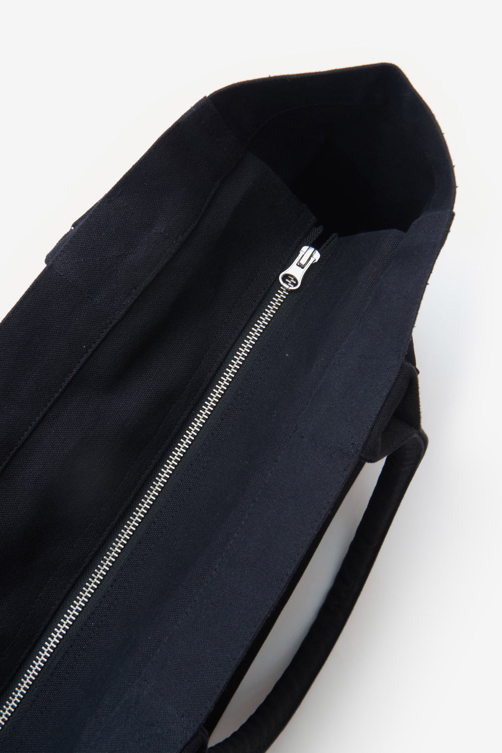 Yenky zipped cotton bag with logo - Black - Woman - 4