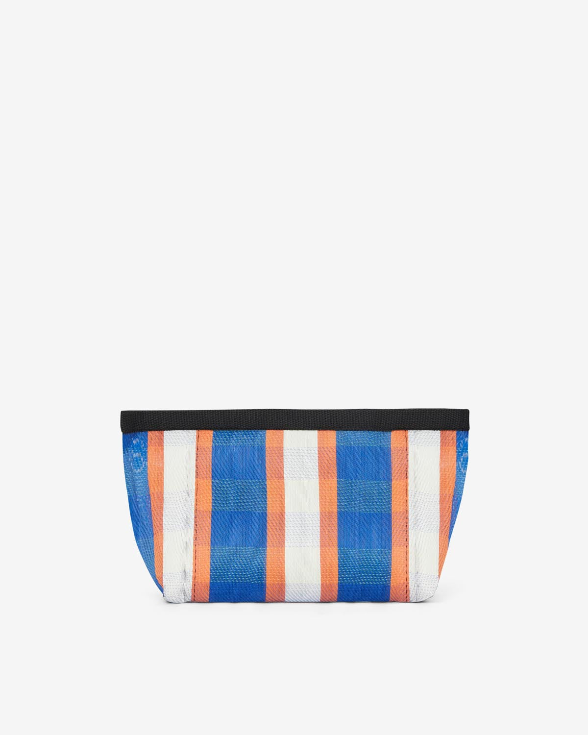 Powden striped clutch bag - White-blue-orange - Woman - 2