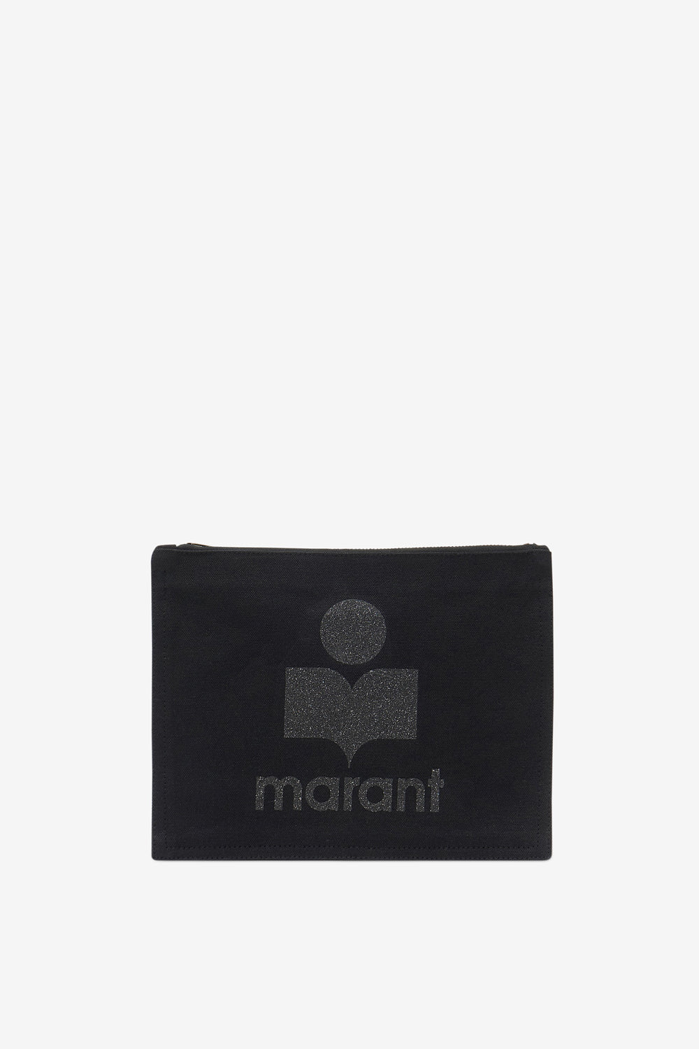 Pochette nettia en coton à logo  - Noir - Woman - 1