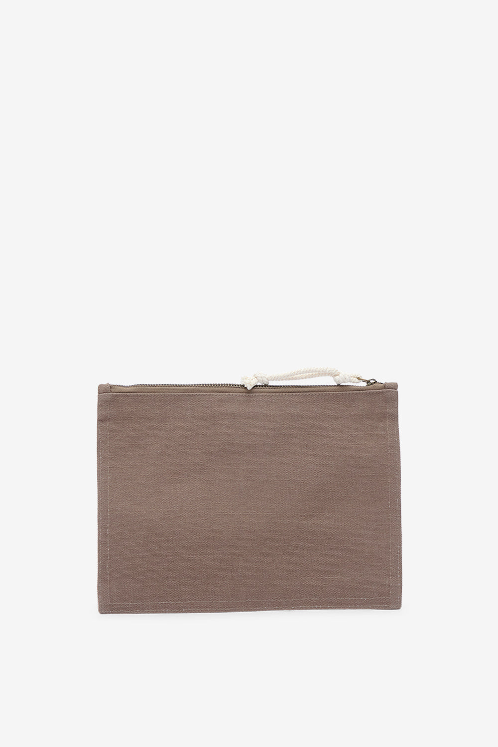 Cartera netia de algodón lavado con logotipo - Caqui - Woman - 2