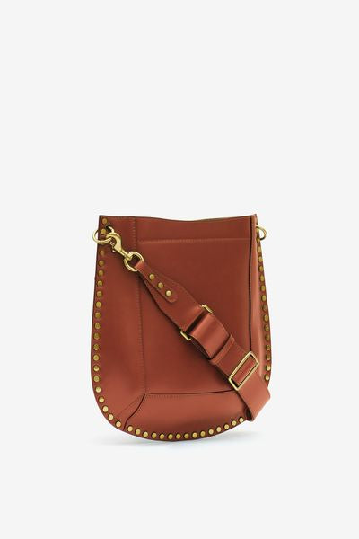 Leather hobo bag oskan - Cognac - Woman - 7