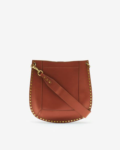 Leather hobo bag oskan - Cognac - Woman - 3