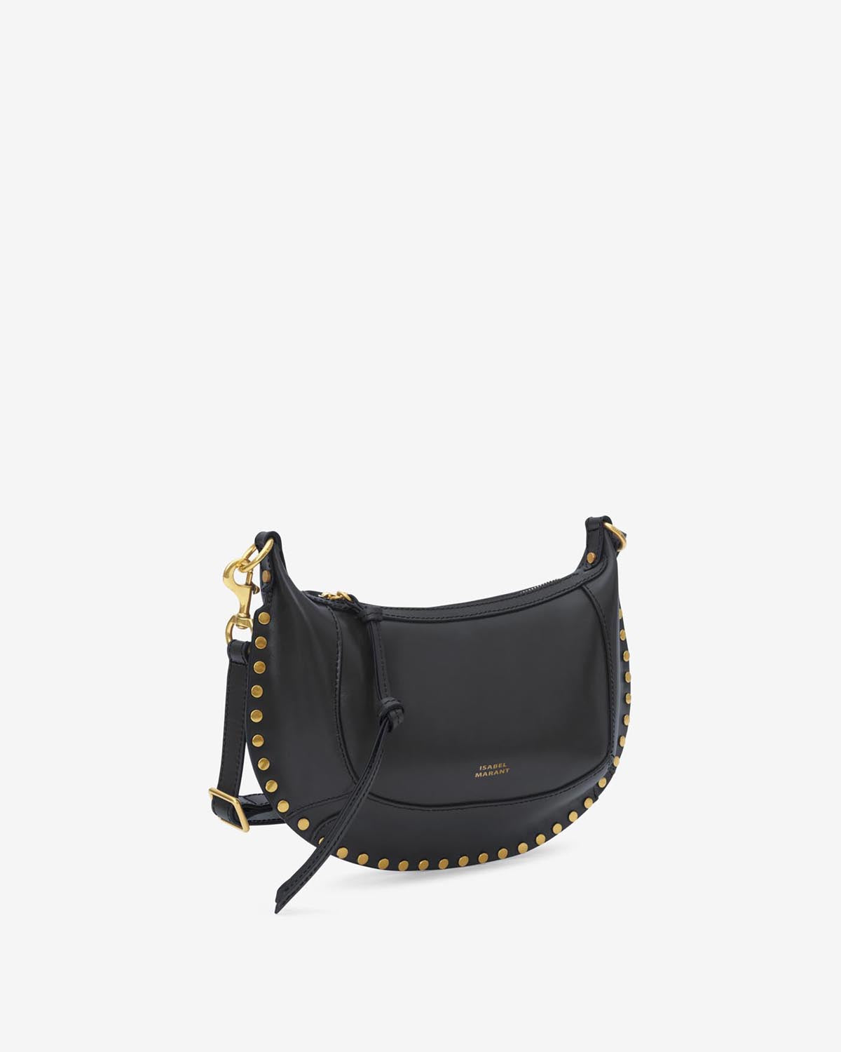 Isabel Marant Oskan Moon Shoulder Bag Black