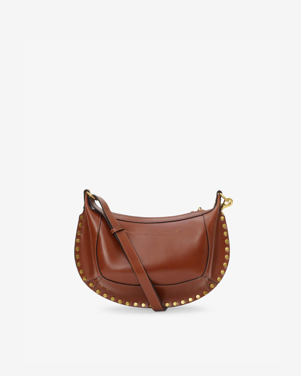 Bolso de hombro de piel oskan moon - Cognac - Woman - 2