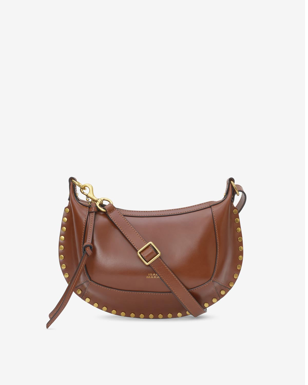 Bolso de hombro de piel oskan moon - Cognac - Woman - 7