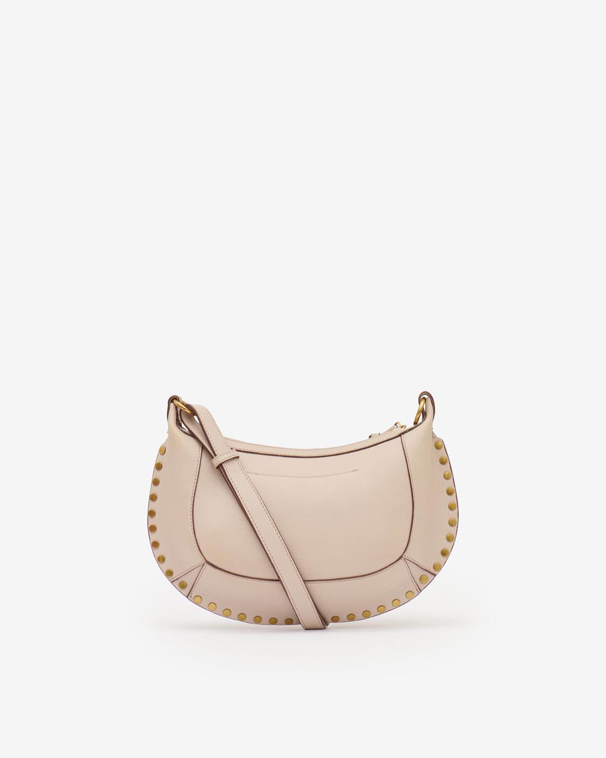 Schultertasche oskan moon aus genarbtem leder - Light beige - Woman - 2