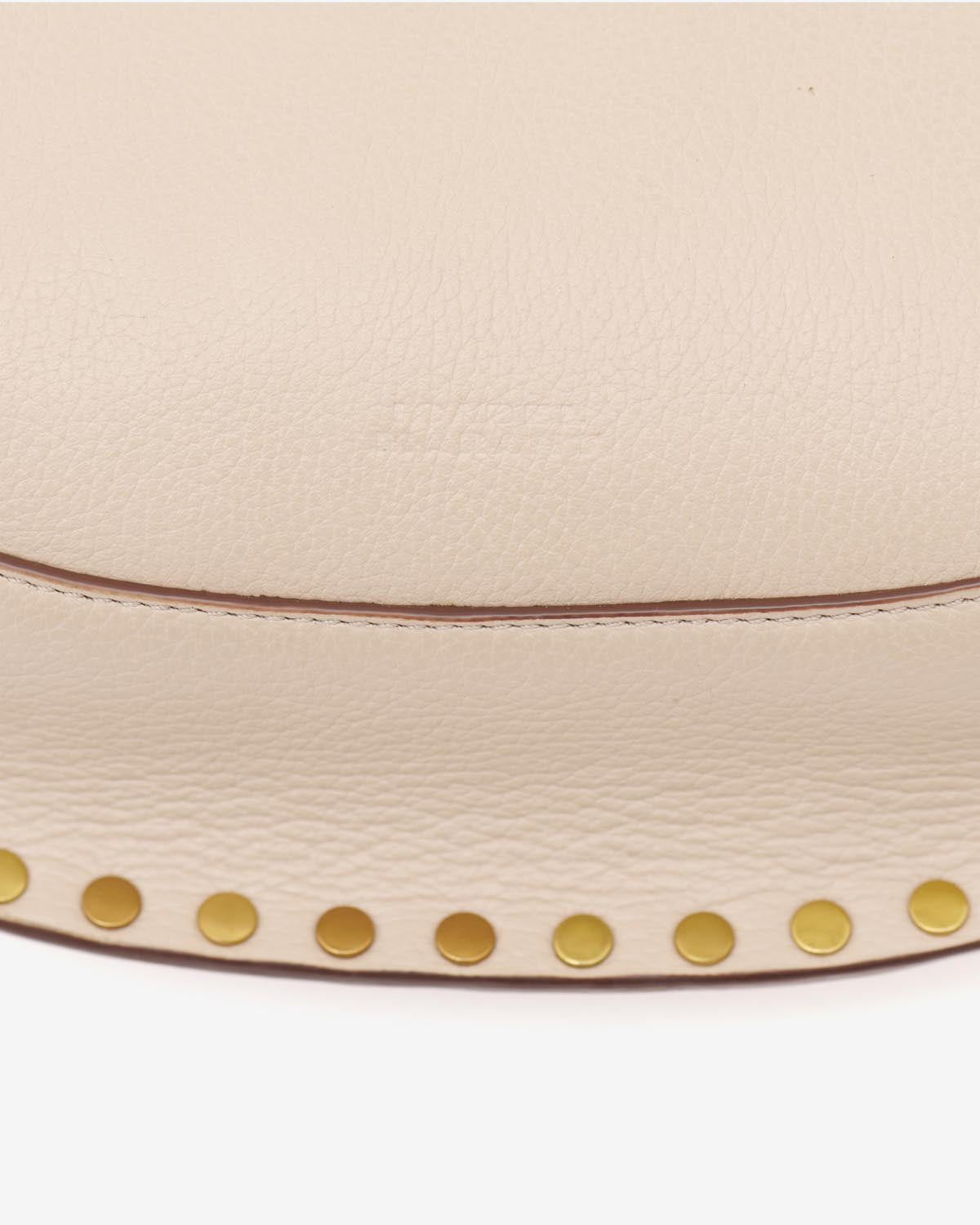 Schultertasche oskan moon aus genarbtem leder - Light beige - Woman - 3