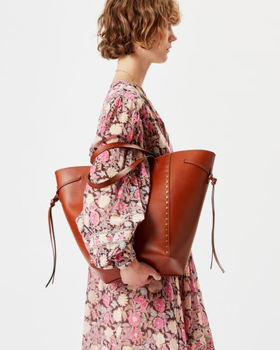 Oskan 가죽 토트백 - Cognac - Woman - 4