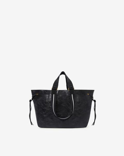 Wardy large tote bag in soft leather - Black - Woman - 3