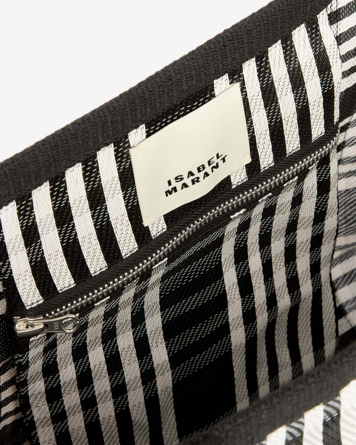 Einkaufstasche darwen zum umhängen aus nylon - Black-white - Woman - 3