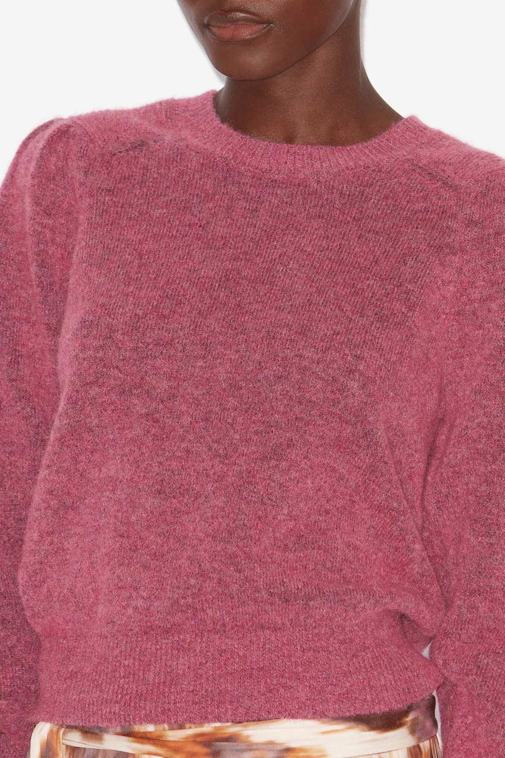 Peyton baby alpaca knit blend sweater - Pink - Woman - 3