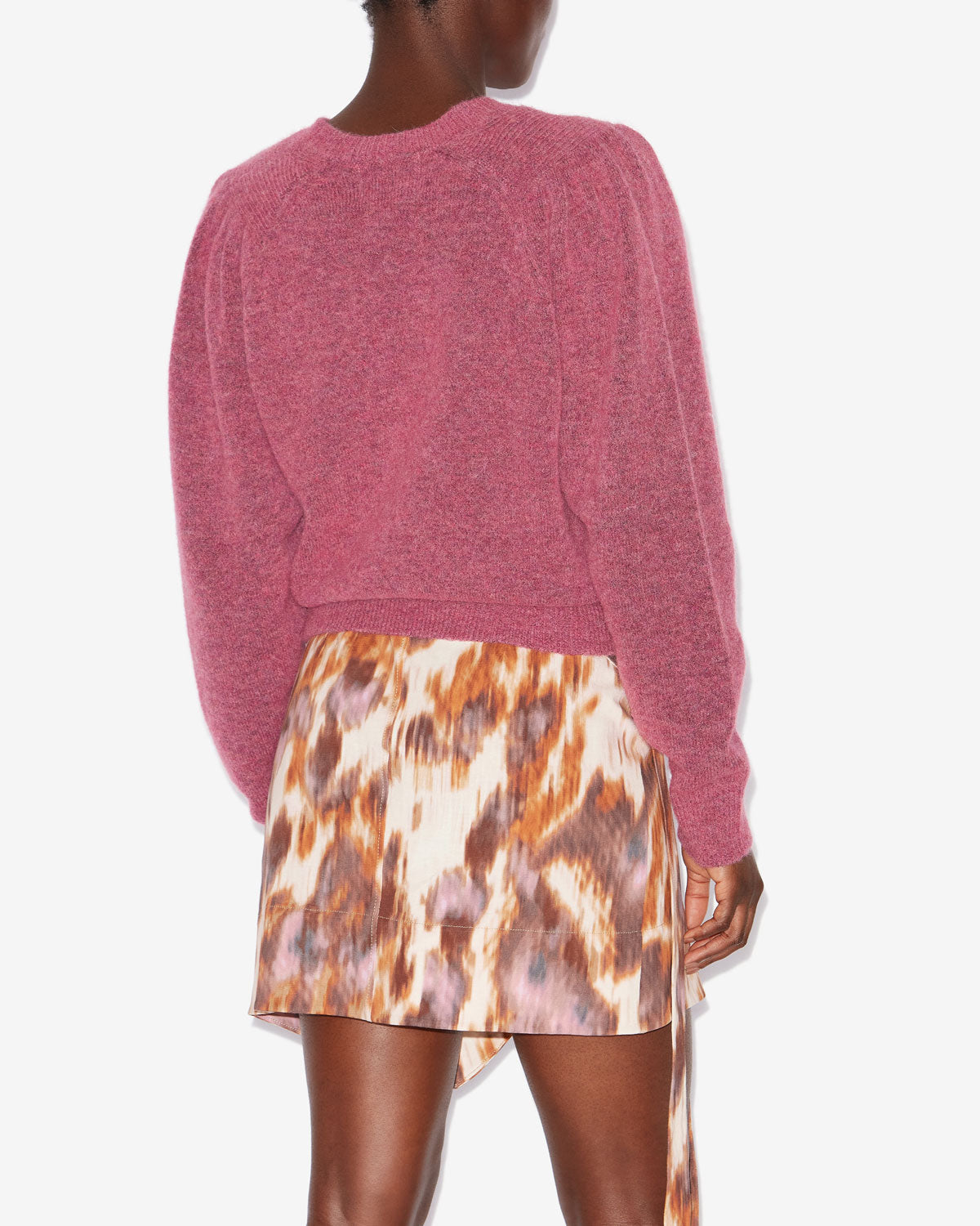 Peyton baby alpaca knit blend sweater - Pink - Woman - 4