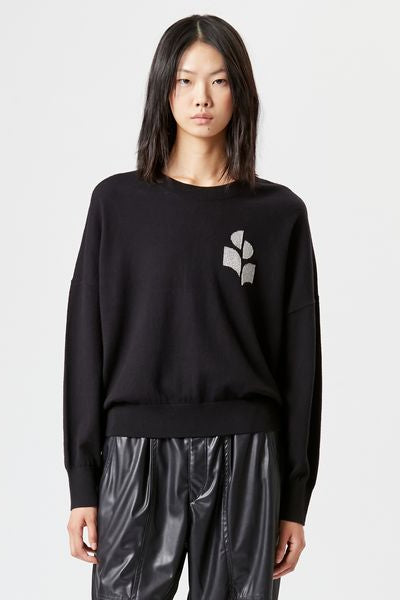 Jersey de algodón marisans - Black and silver - Woman - 6