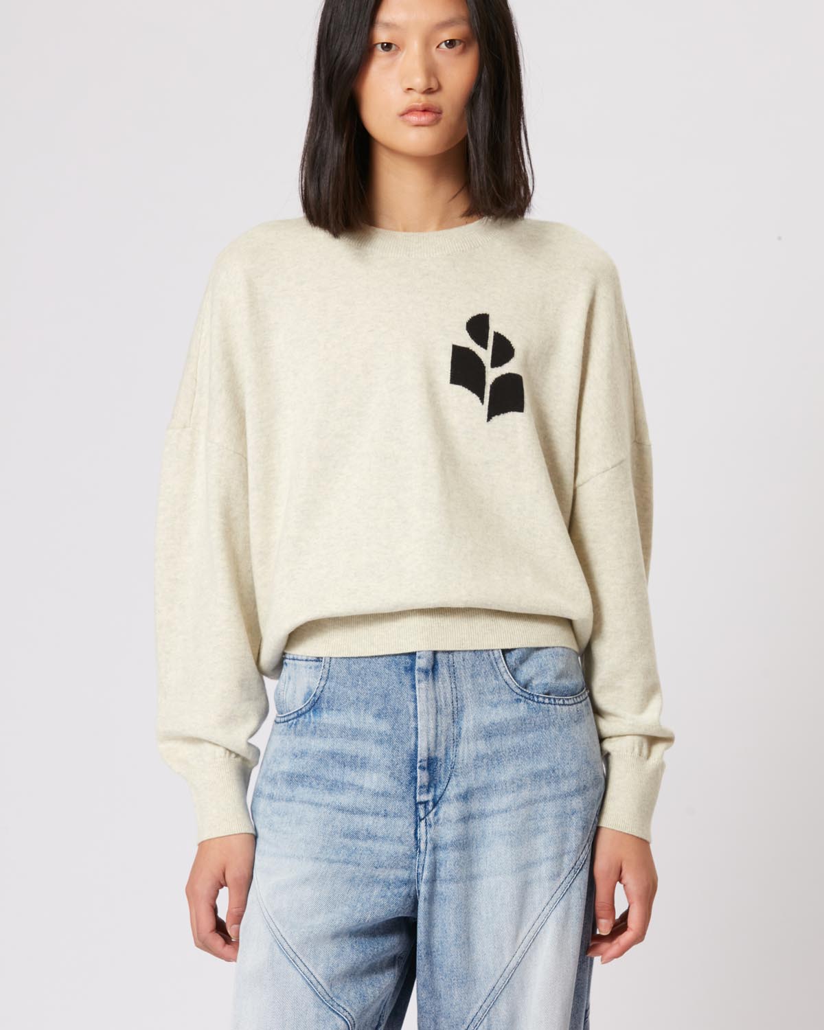 Marisans sweater Woman Light gray 5
