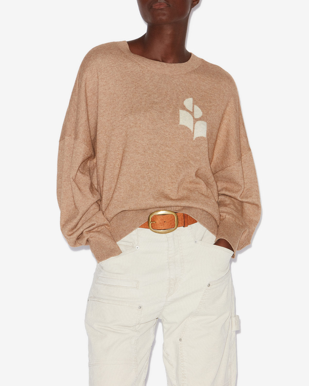 Pullover marisans Woman Camel 4