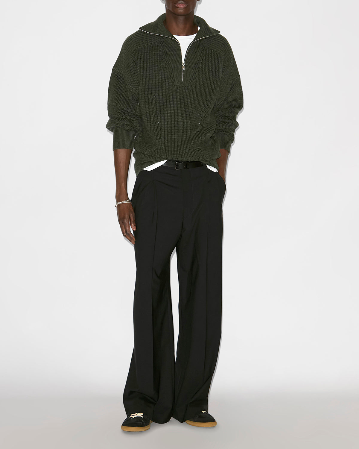 Pullover benny aus merinowolle - Bronze - Man - 1