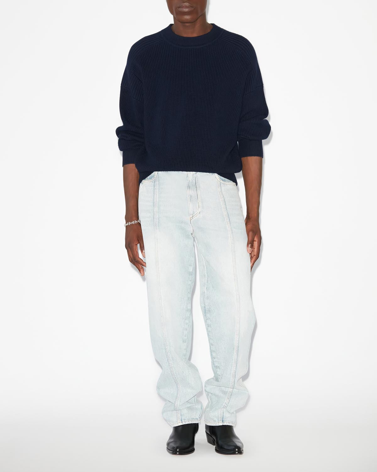 Pullover barry aus merinowolle - Midnight - Man - 1