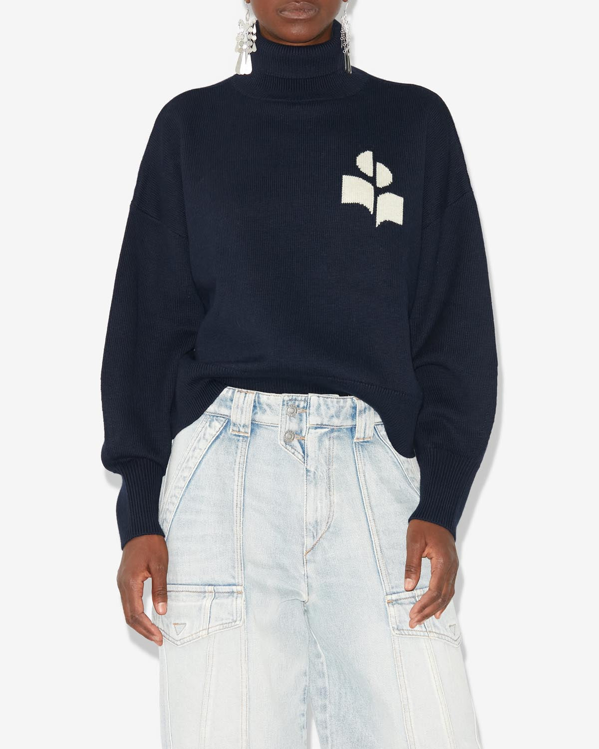 Jersey algodón y lana nash - Midnight - Woman - 5