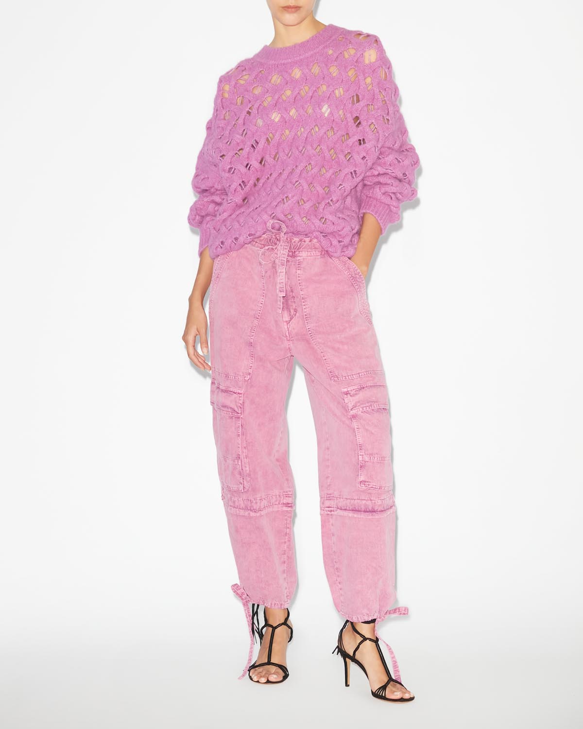 Aurelia alpaga sweater - Purple - Woman - 1