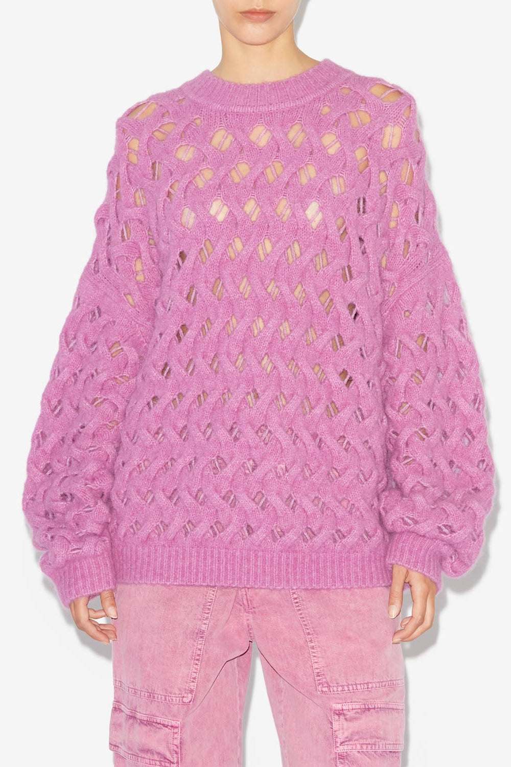 Aurelia alpaga sweater - Purple - Woman - 4