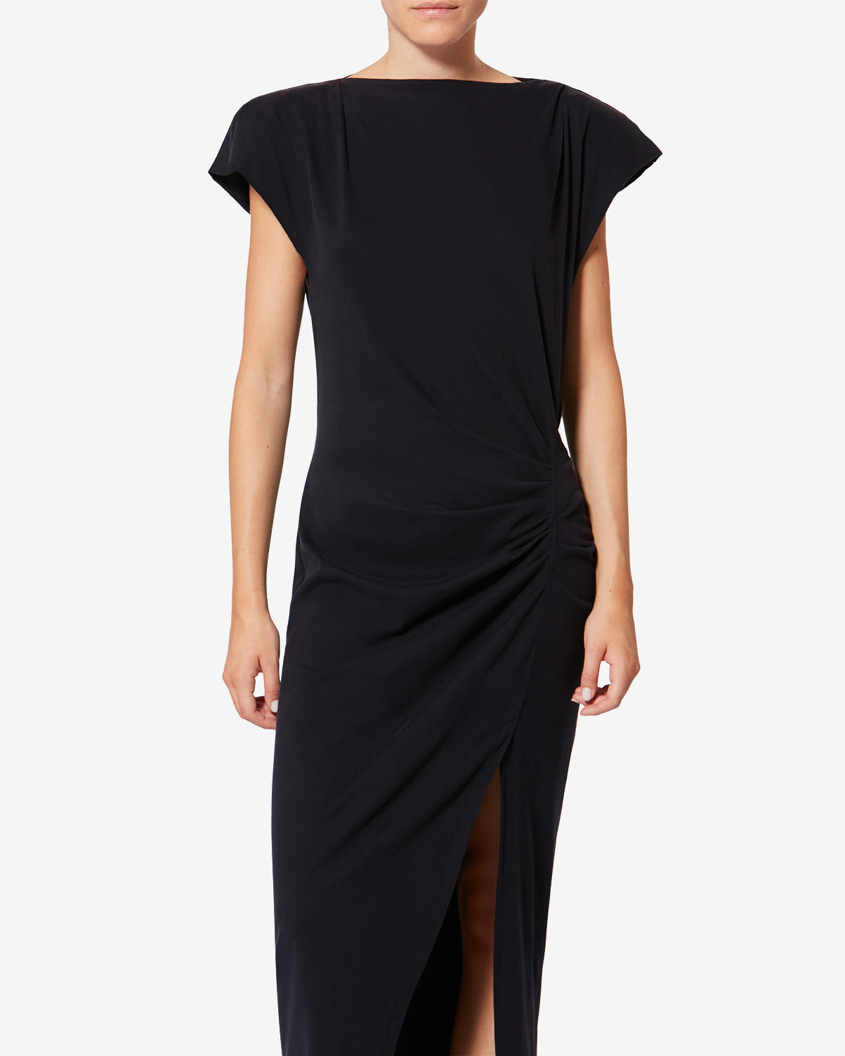 Nadela cotton jersey dress - Black - Woman - 3
