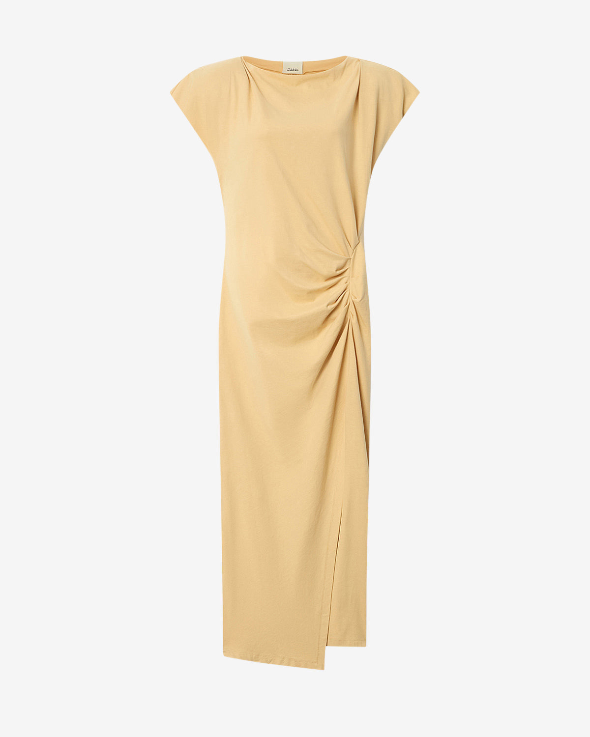 Nadela cotton jersey dress - Dusky yellow - Woman - 4