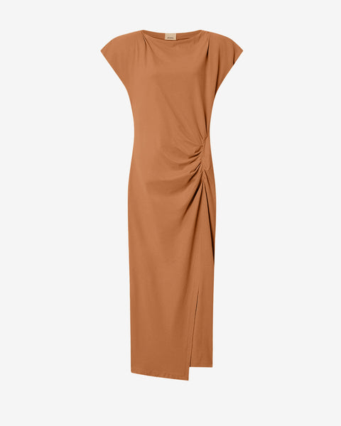 NADELA DRESS Woman caramel | ISABEL MARANT Official online store
