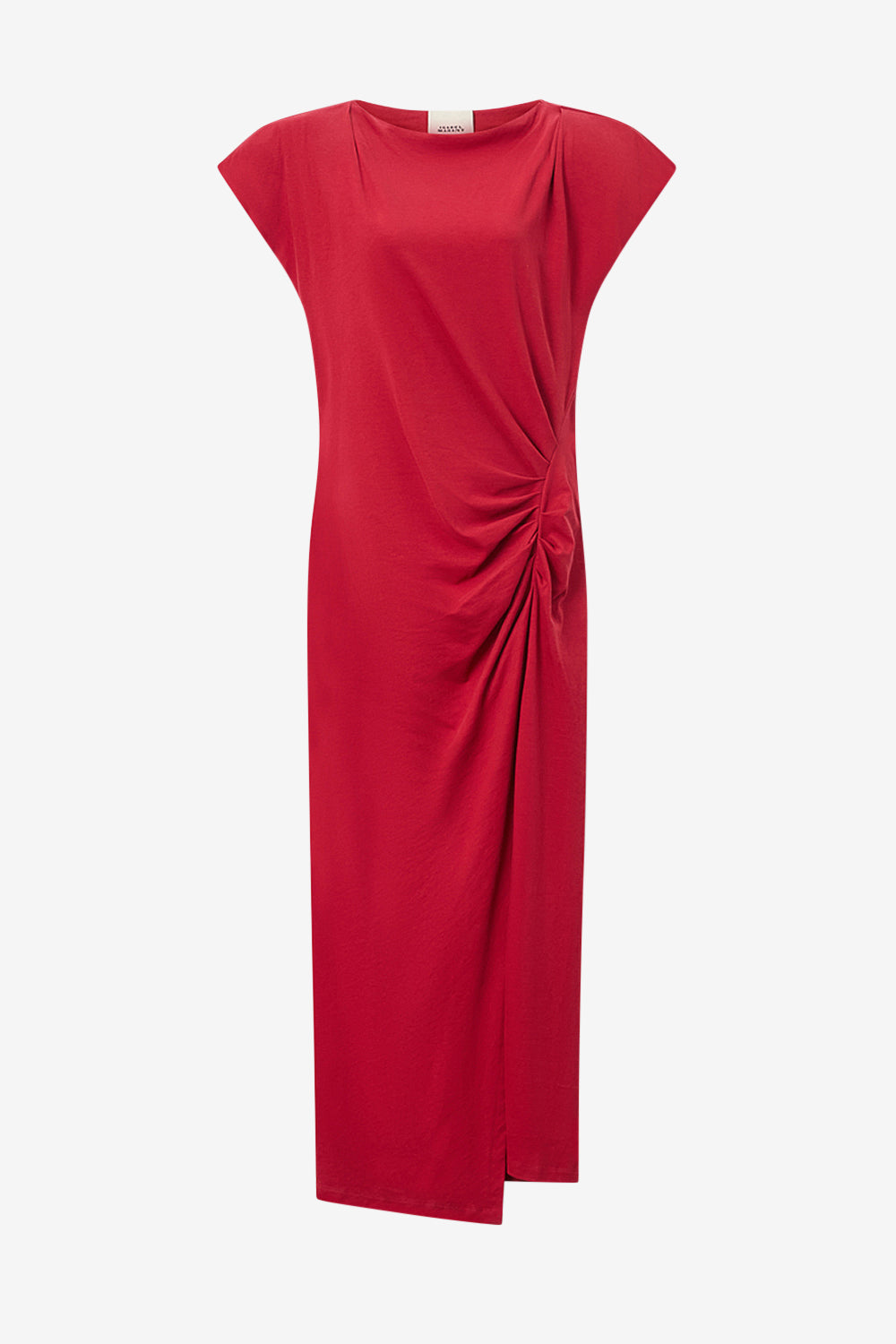 Nadela cotton jersey dress - Cherry - Woman - 1