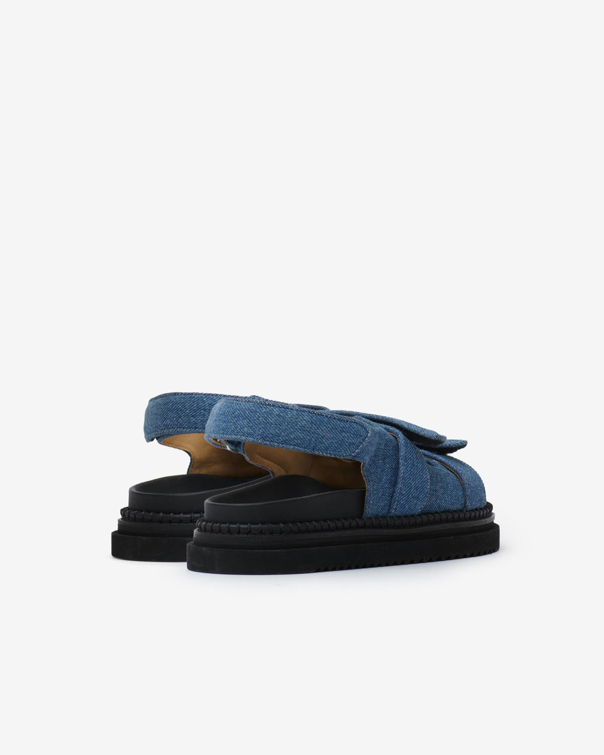 Sandales en toile madee - Bleu clair - Woman - 2