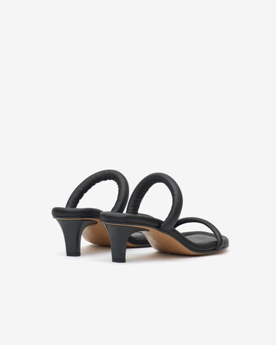 Raree leather sandals - Black - Woman - 2