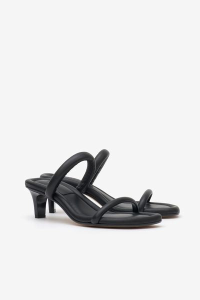 Raree leather sandals - 검은색 - Woman - 3