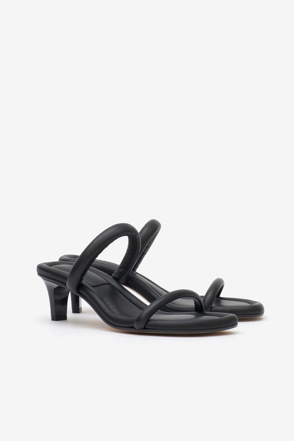 Raree leather sandals - 검은색 - Woman - 6