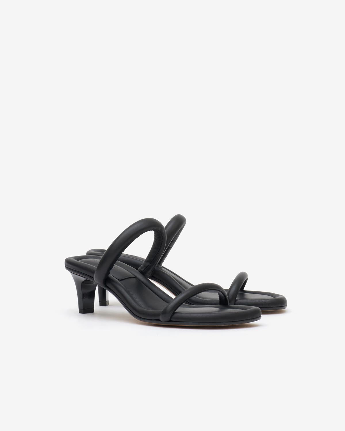Raree leather sandals - Black - Woman - 6