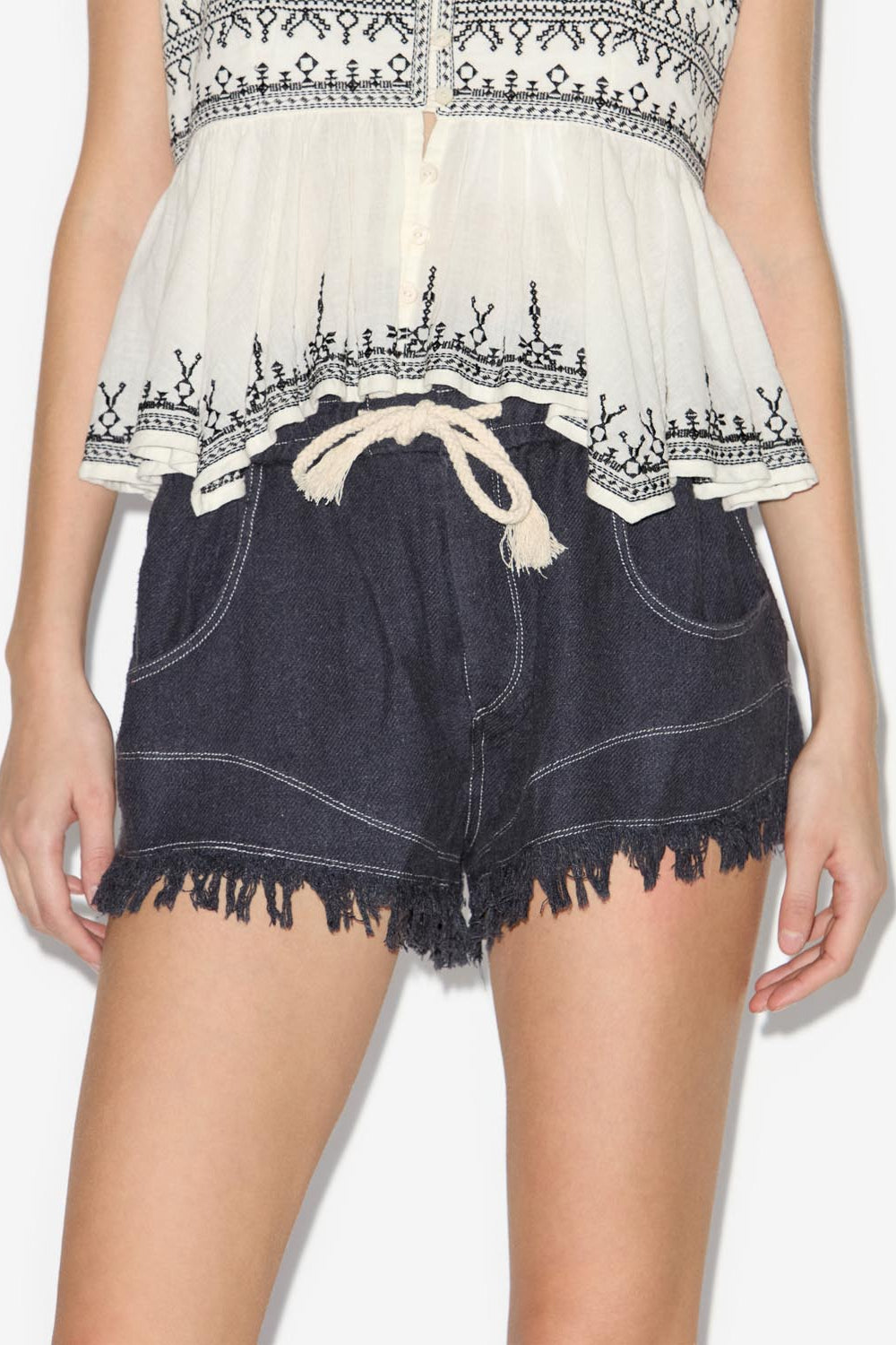 Short talapiz - Noir délavé - Woman - 5