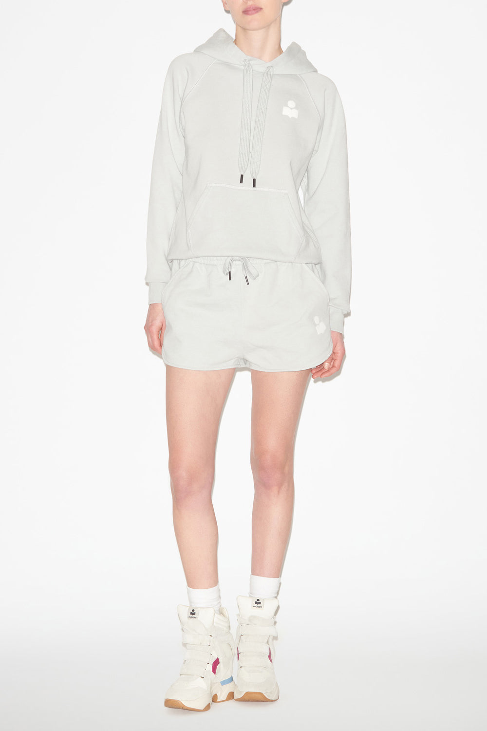 Mifa shorts - Light blue and ecru - Woman - 2