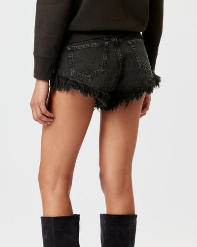 Short en denim eneidao - Noir délavé - Woman - 4