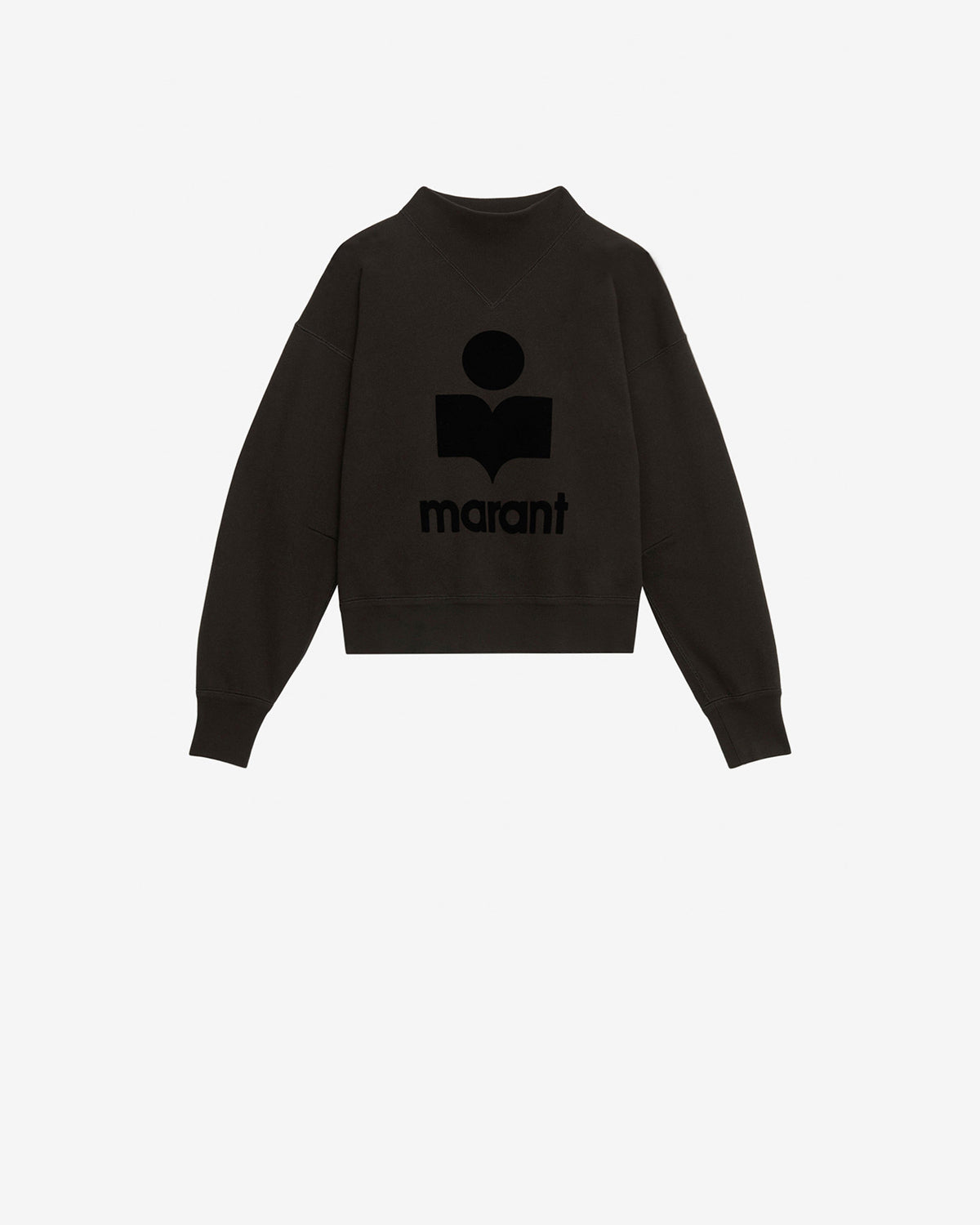 Sweatshirt moby aus baumwolle mit logo - Schwarz gewaschen - Woman - 9
